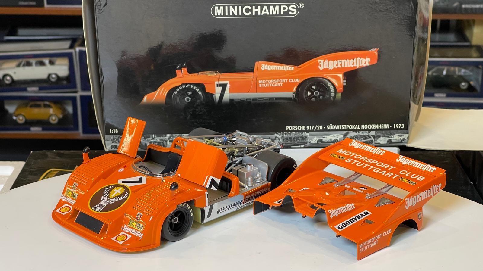 MINICHAMPS - PORSCHE - 917/20 N 7 JAEGERMEISTER WINNER HOCKENHEIM 1973 - V.ELFORD