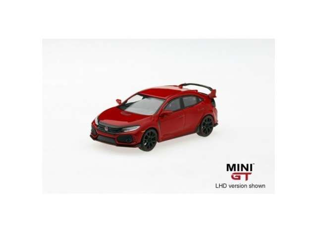 1/64 2017 Honda Civic Type R (FK8) right hand drive, rally red