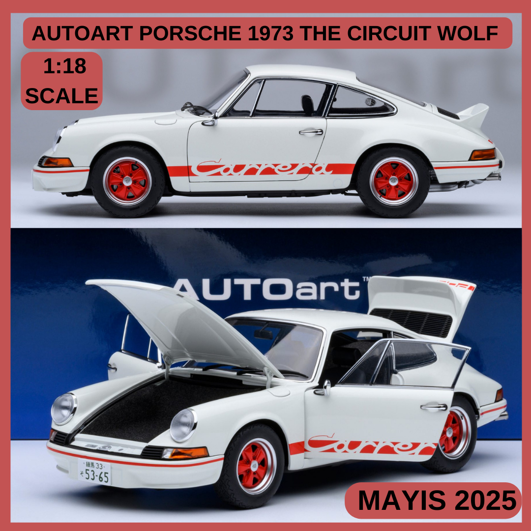 AUTOART - PORSCHE - 911 CARRERA RS 1973 - THE CIRCUIT WOLF - (RIVAL) SAKON HAYASE - MANGA MOVIE
