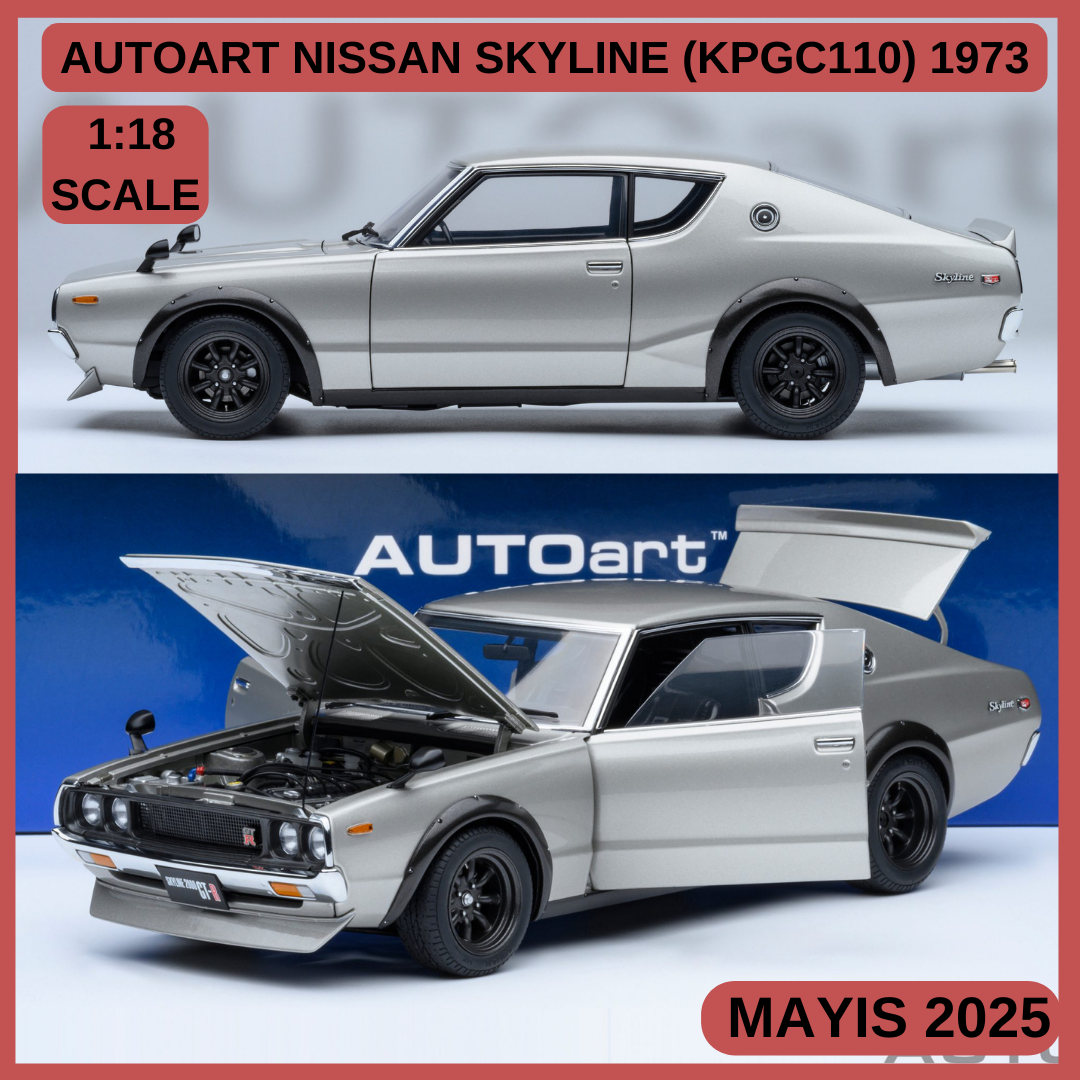 AUTOART - NISSAN - SKYLINE 2000 GT-R (KPGC110) COUPE 1973
