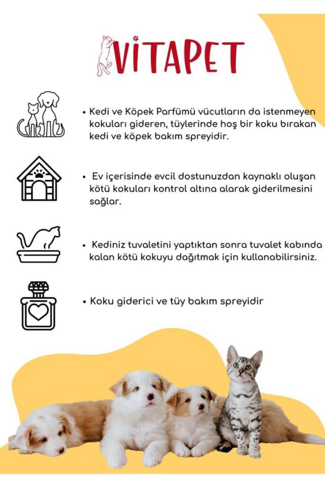 Vitapet Bubble Gum Kedi Ve Köpek Parfümü 100 Ml