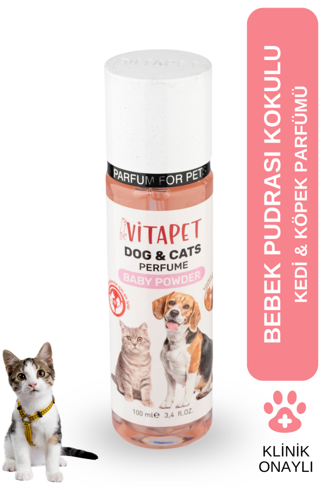 Vitapet Bebek Pudrası Kokulu Kedi Ve Köpek Parfümü 100 Ml