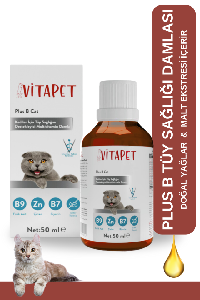 Vitapet 3'Lü Kedi Seti Fish Oil + Malt Paste + PlusB