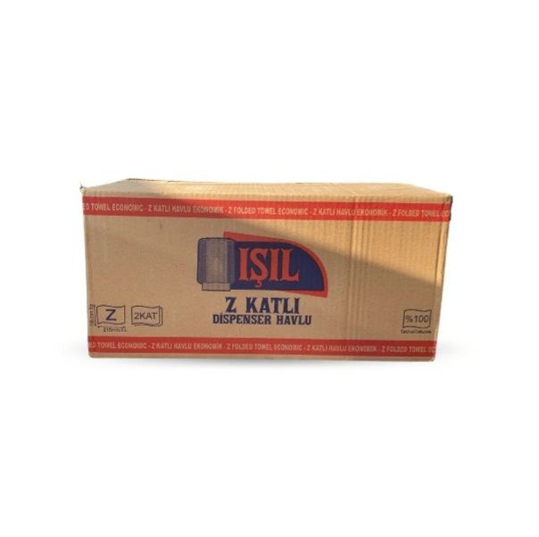 IŞIL Z KATLAMA DİSPENSER KAĞIT HAVLU 100 YPR