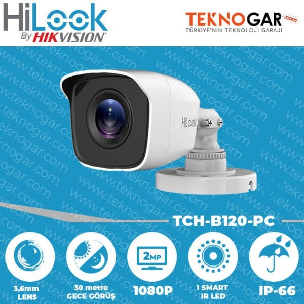 HILOOK THC-B120-PC 2.0MP 3.6mm MİNİ BULLET TURBO