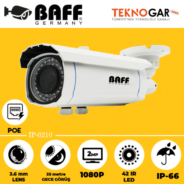 BAFF IP-6210 2MP POE