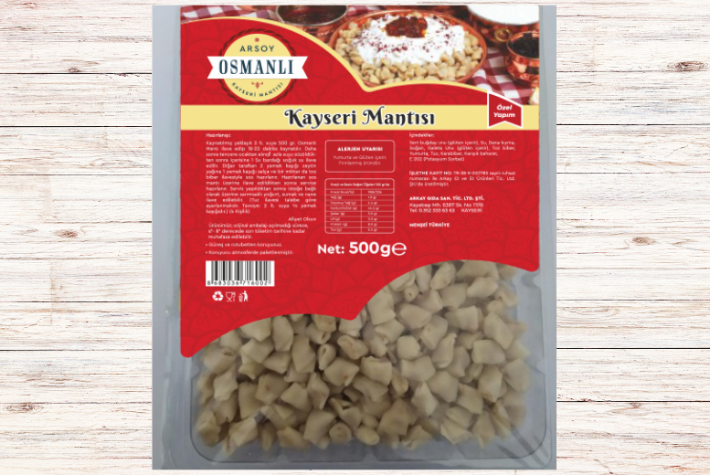 El Sıkım Mantı 500 GR.