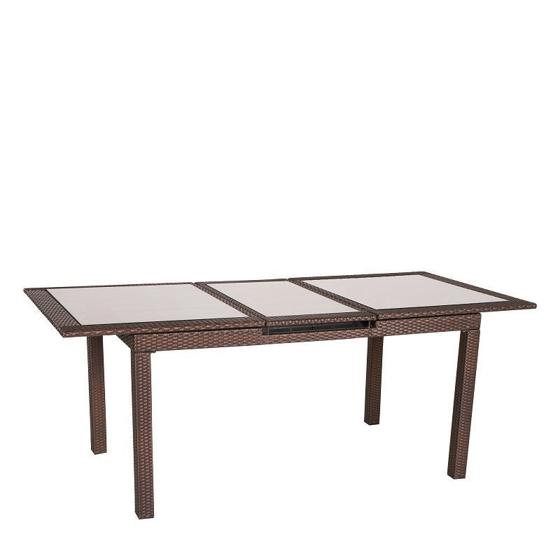 Açılabilir Yemek Masası Kahverengi 160/210 cm