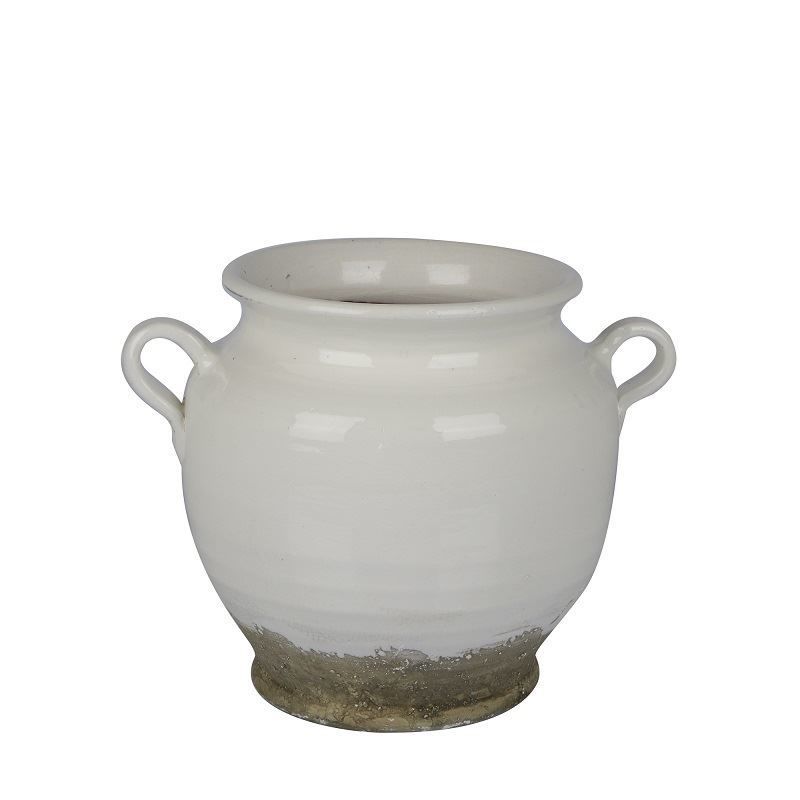 Vazo Kirli Beyaz 30 cm