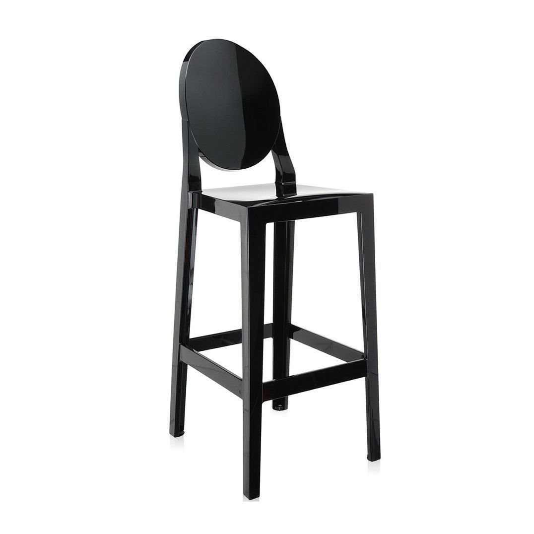 One More Bar Sandalyesi Siyah H:114 cm
