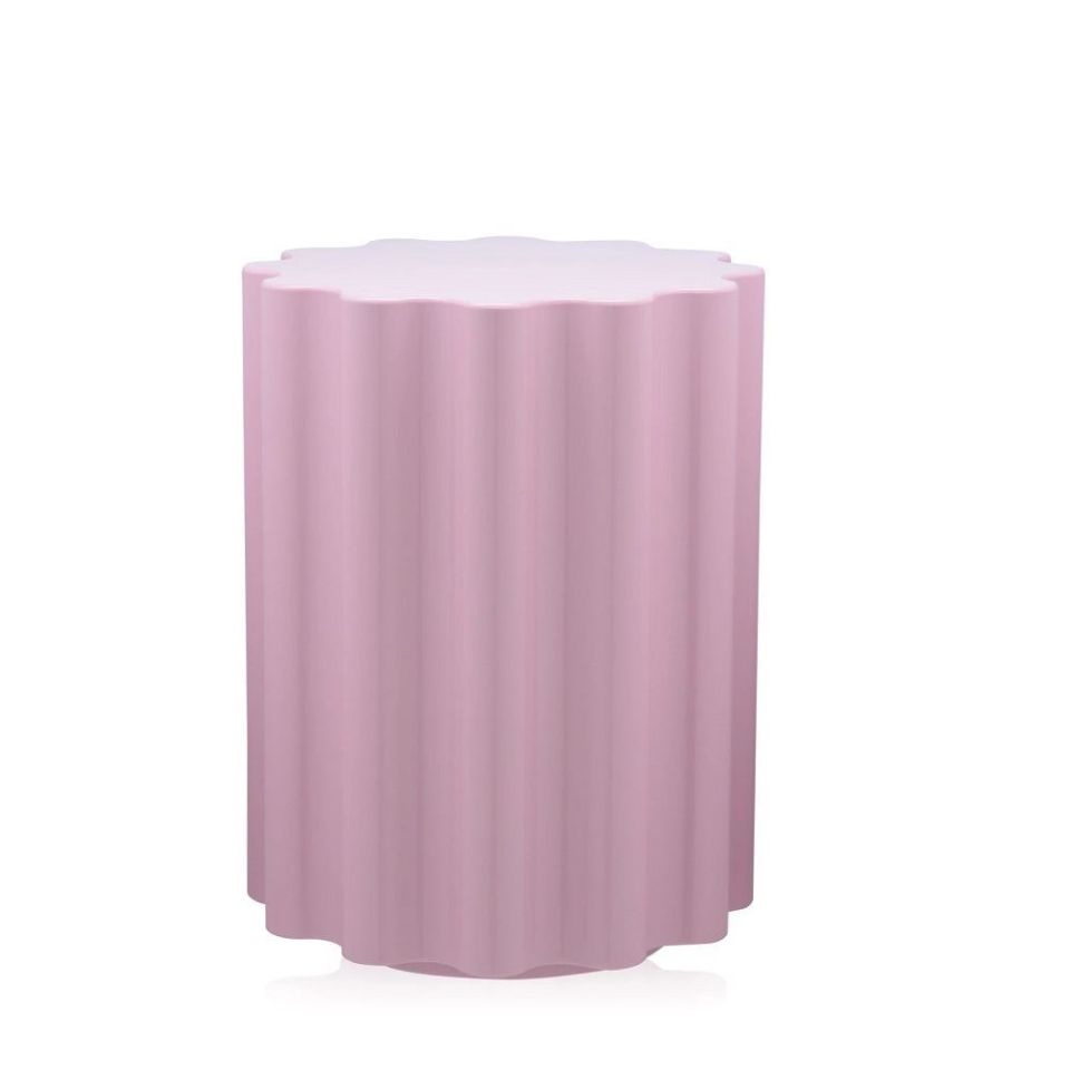 Sottsass Colonna Tabure Pembe