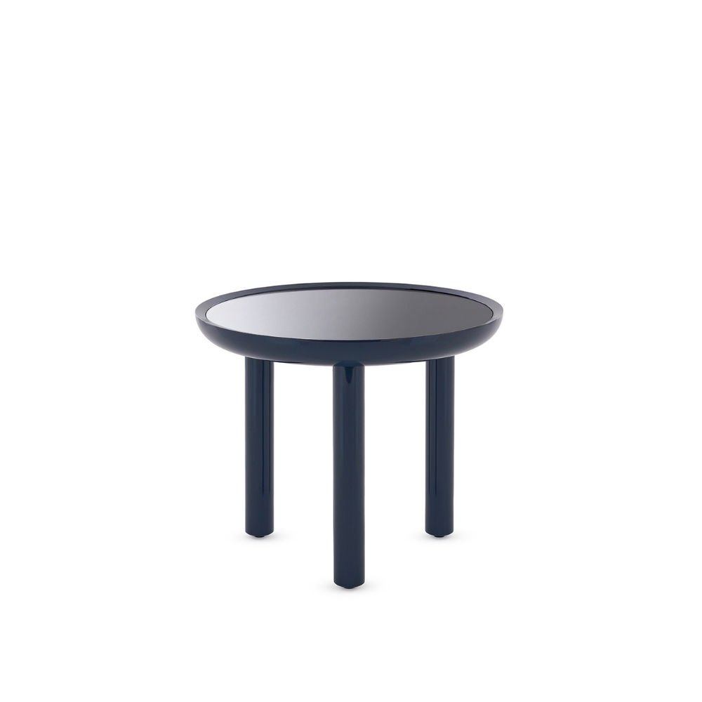 Kartell K-Top Yuvarlak Lacivert Sehpa