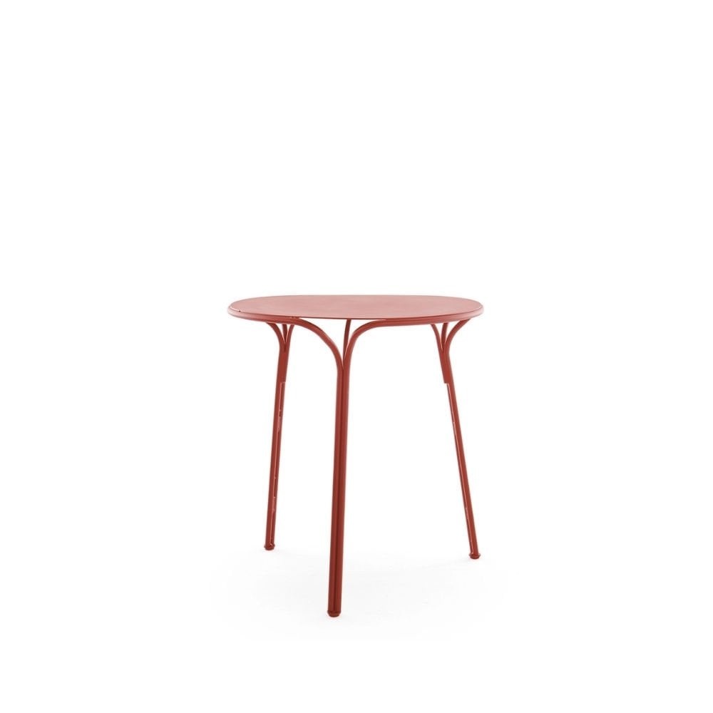 Kartell Hiray Kiremit Kırmızısı Yuvarlak Masa