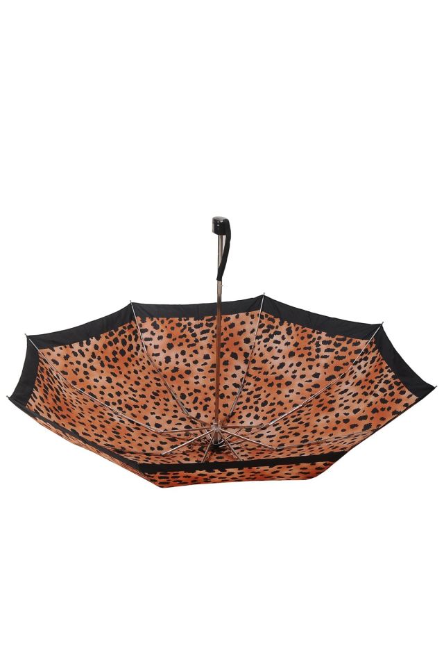 April Kadın Şemsiye Mini Leopar Desen 03-L