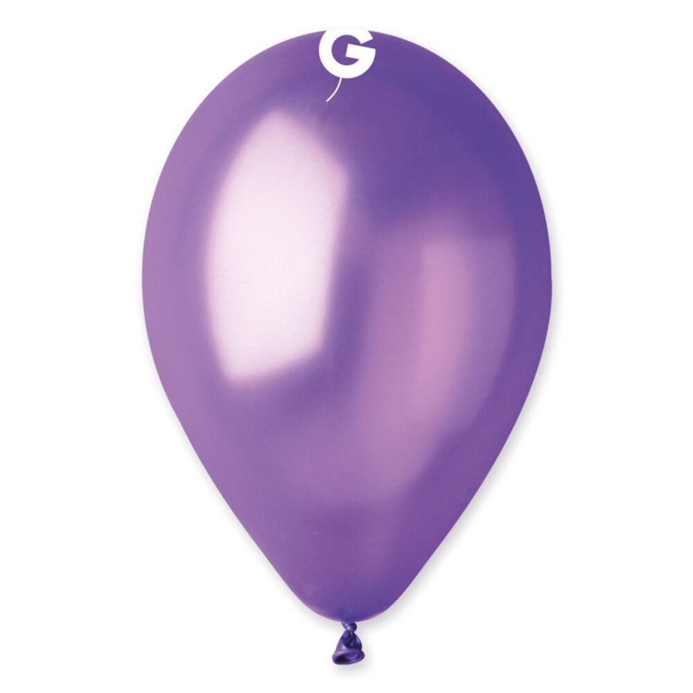 11''METALİK MOR BALON 100'LÜ