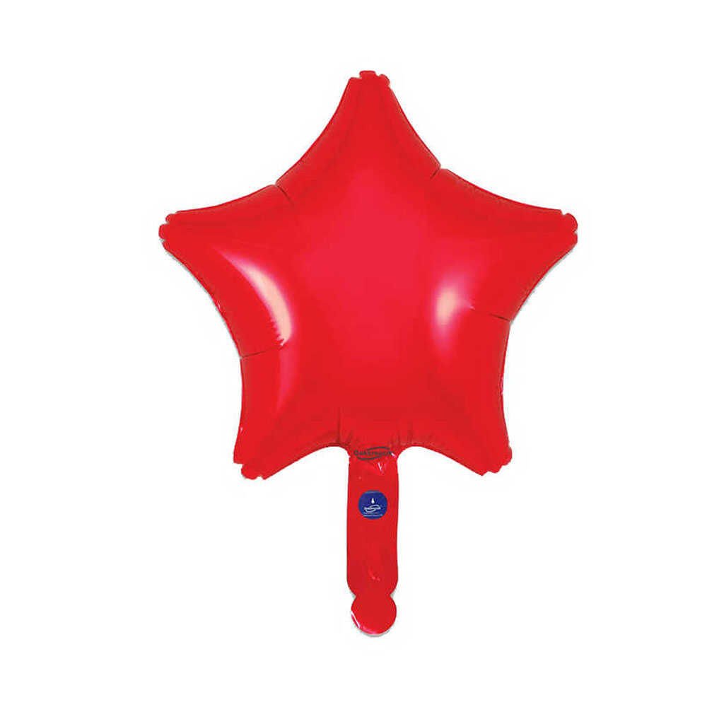 5 İNÇ 20 Lİ YILDIZ FOLYO BALON KIRMIZI RENK