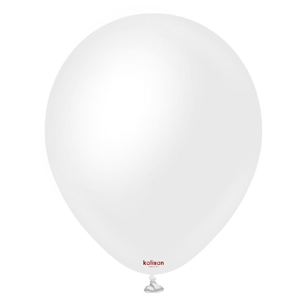 18'' Opak Balon Saten Snow White (Kar Beyazı) 3'lü