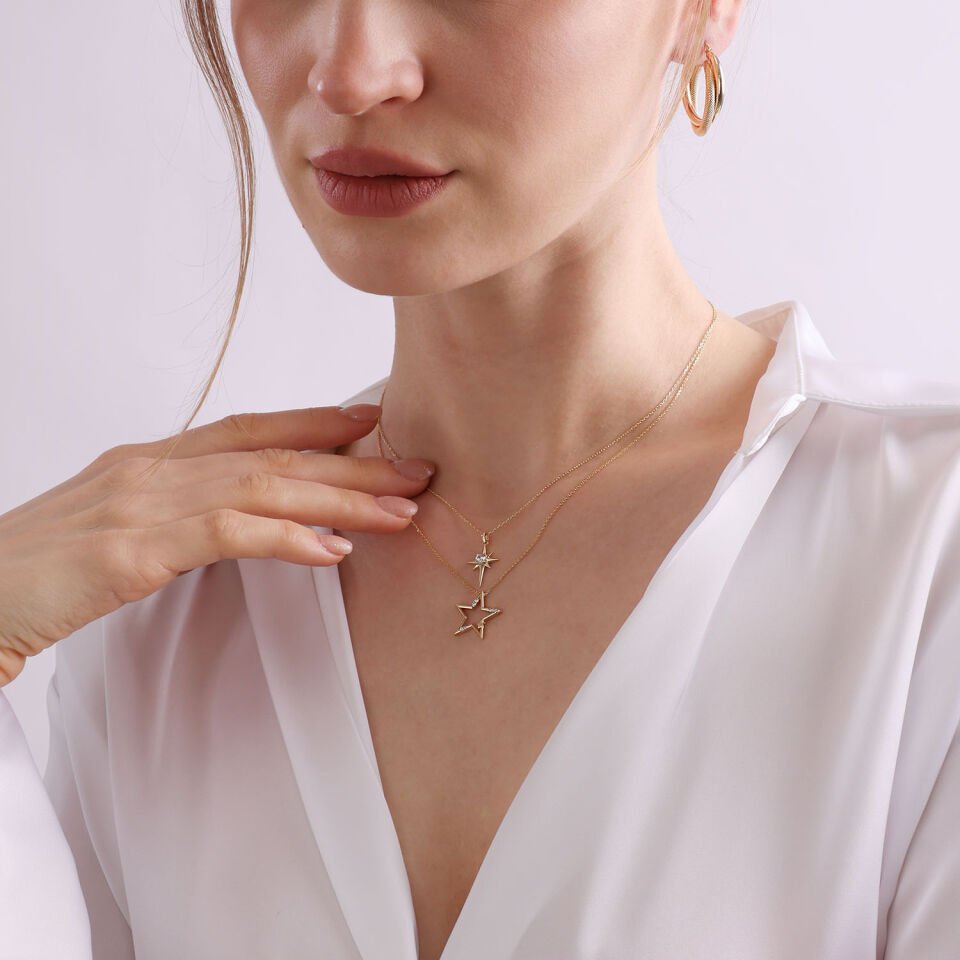 Kutup Yıldızı Kolye