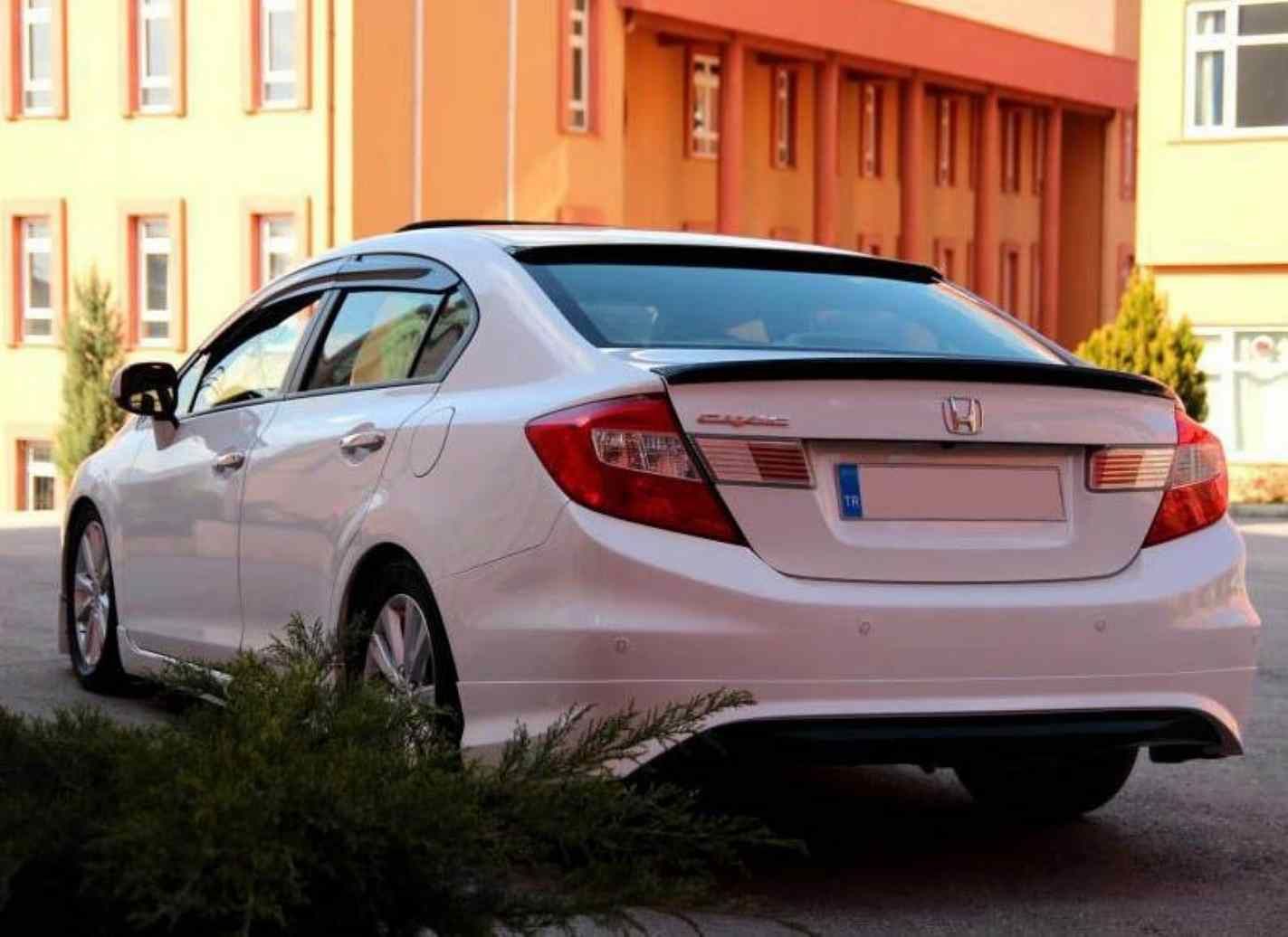 Honda Civic fb7 Anatomik spoiler boyalı (Pianoblack) 2012-2016 arası uyumlu