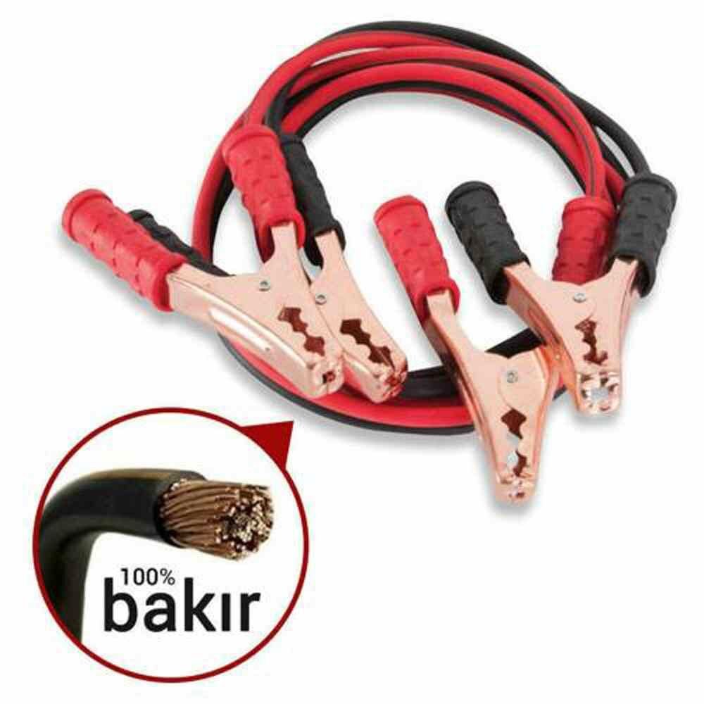 Akü Takviye Kablosu Çantalı 800 Amper 2,3 Metre Niken