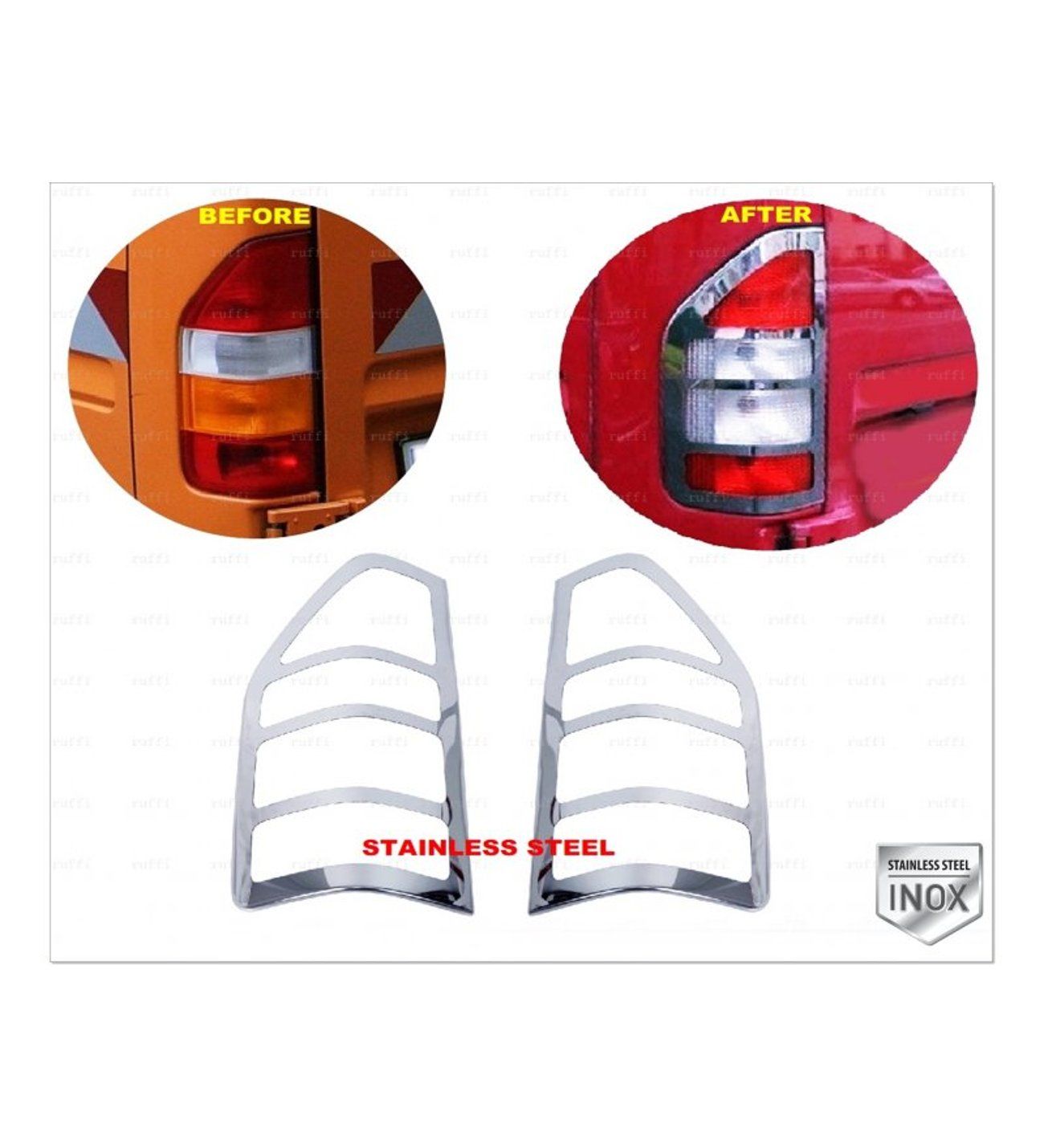 Mercedes Sprinter W901 Krom Stop Çerçeve 2 Parça 1995-2006 Arası Uyumlu