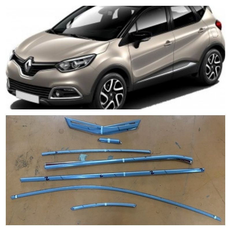 Renault Captur Icon (Joy ve Touch) 18 Parça Cam Çerçevesi 2020+ Sonrası uyumlu