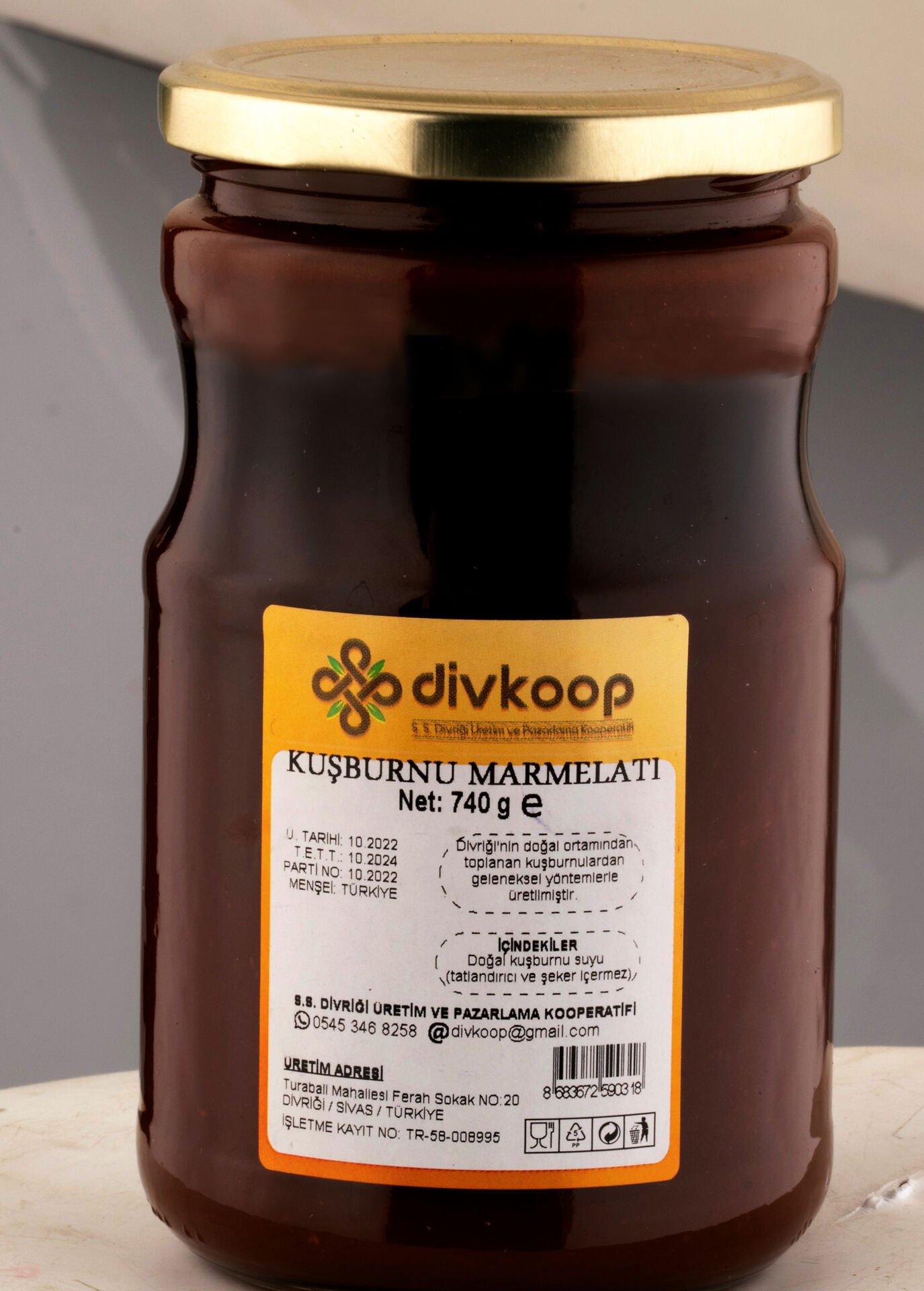 Kuşburnu Marmelatı - 370 ml