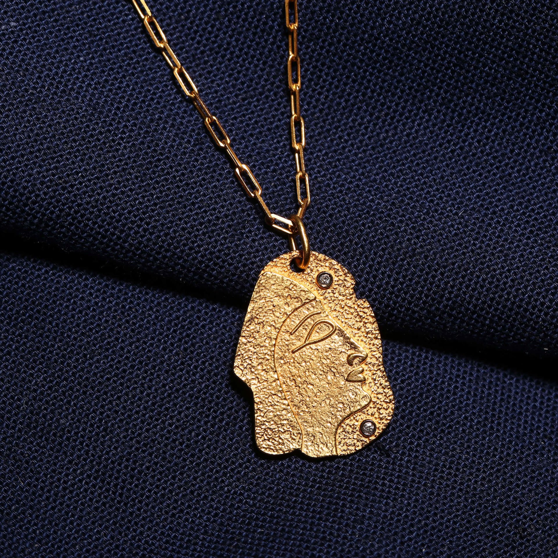 Cleopatra Motif Necklace
