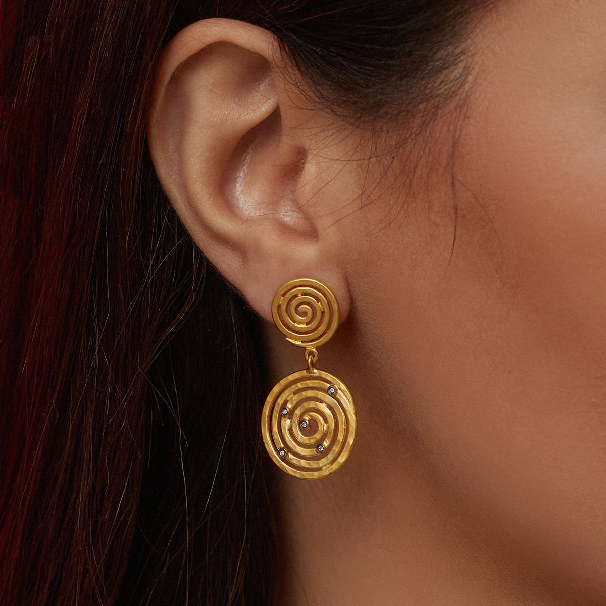 Spiral Designed Earrings