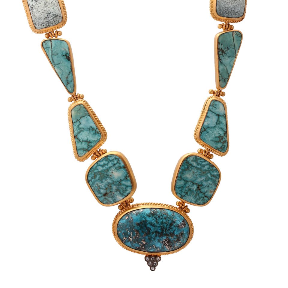 Turquoise Stones Necklace