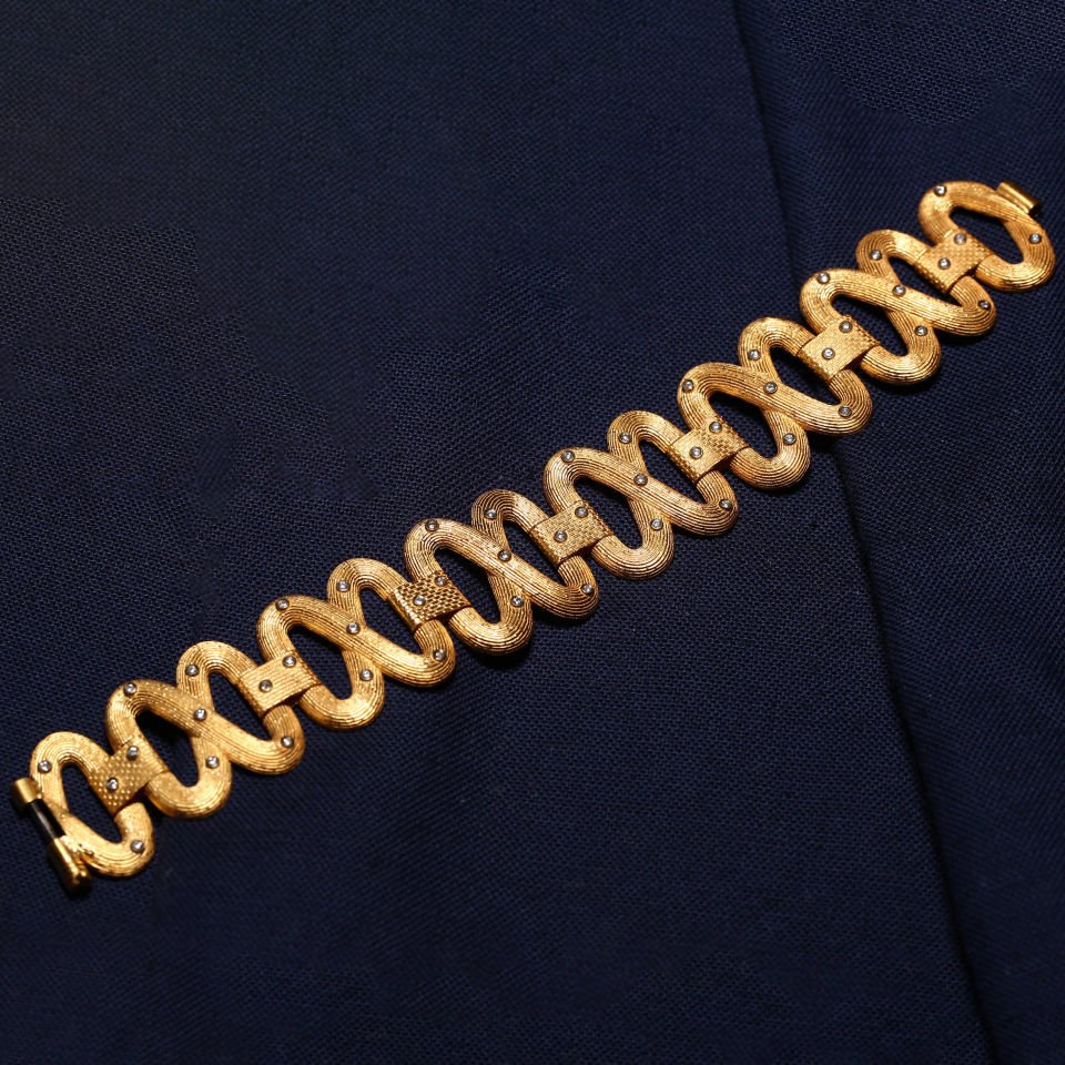 Snakeskin Motif Bracelet