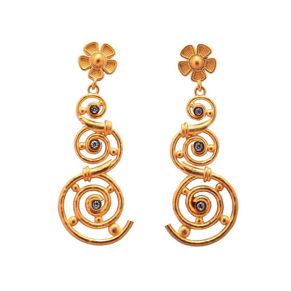 Spirals Designed Earrings
