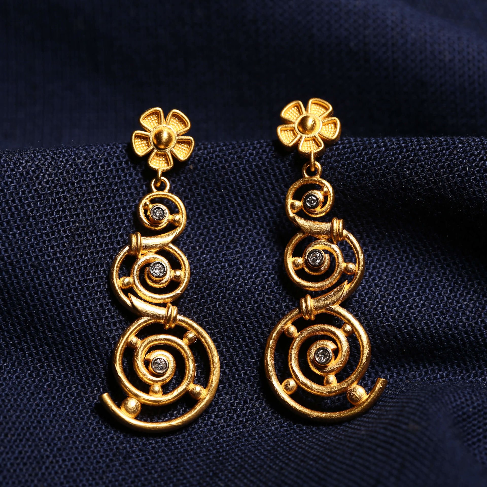 Spirals Designed Earrings