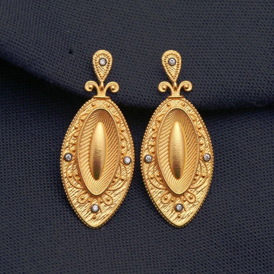 Anatolian Culture Motif Earrings