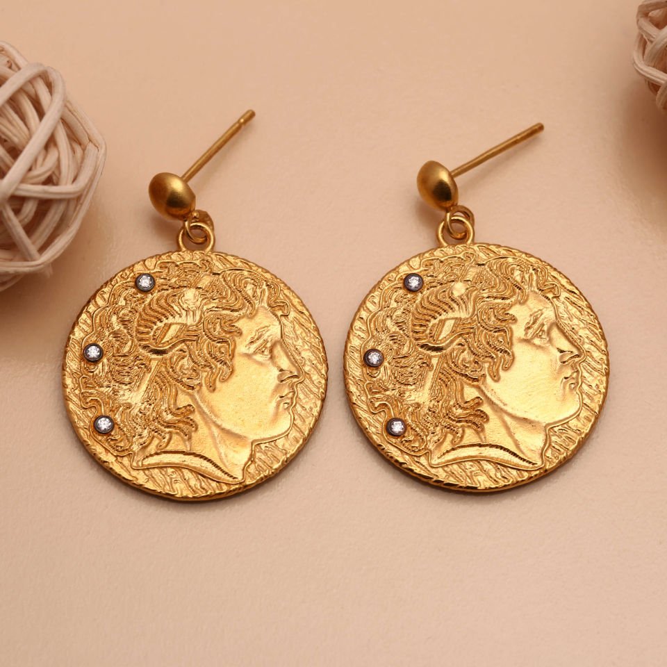 Apollo Motif Earrings