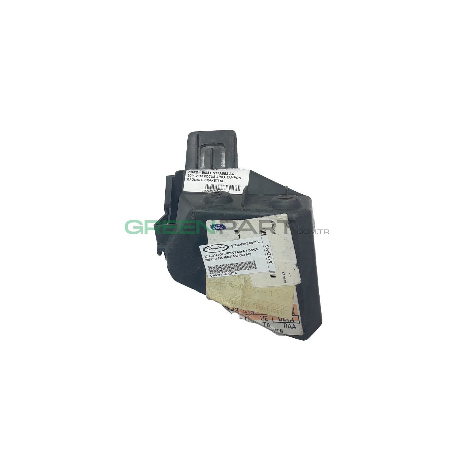 2011-2014 FORD FOCUS ARKA TAMPON BRAKETİ SAĞ (BM51 N17A882 AC)