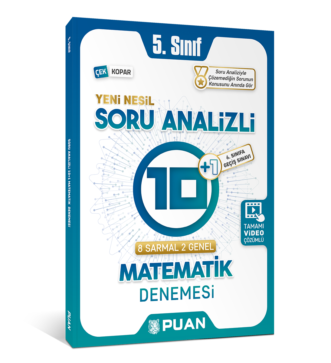 Puan Yayınları 5. Sınıf Matematik Soru Analizli 10+1 Deneme