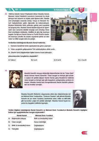 Sınav Yayınları 8. Sınıf LGS T.C. İnkılap Tarihi ve Atatürkçülük Soru Bankası