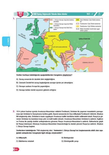 Sınav Yayınları 8. Sınıf LGS T.C. İnkılap Tarihi ve Atatürkçülük Soru Bankası