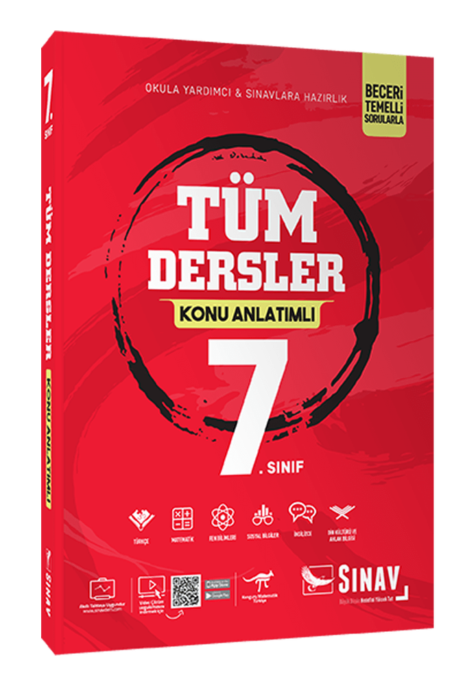 Sınav Yayınları 7. Sınıf Tüm Dersler Konu Anlatımlı