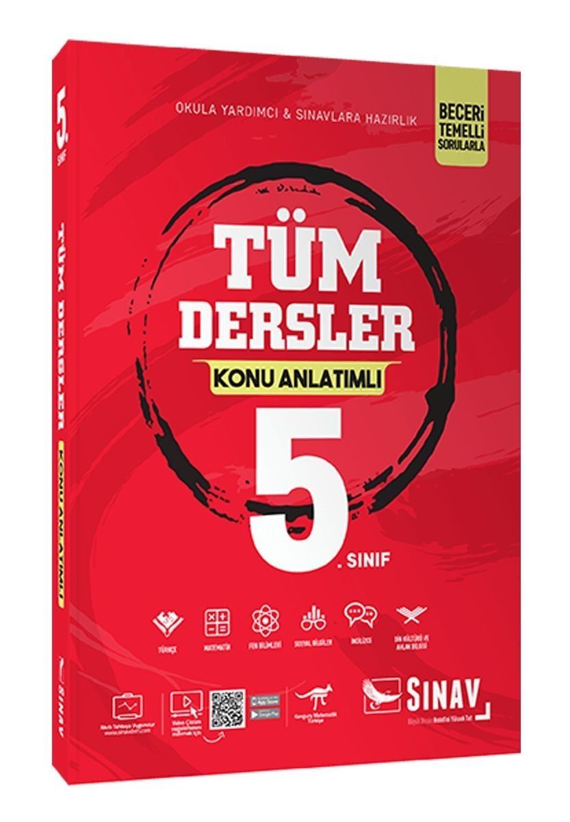 Sınav Yayınları 5. Sınıf Tüm Dersler Konu Anlatımlı