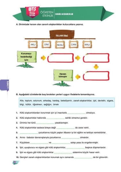 Sınav Yayınları 6. Sınıf Din Kültürü ve Ahlak Bilgisi Soru Bankası