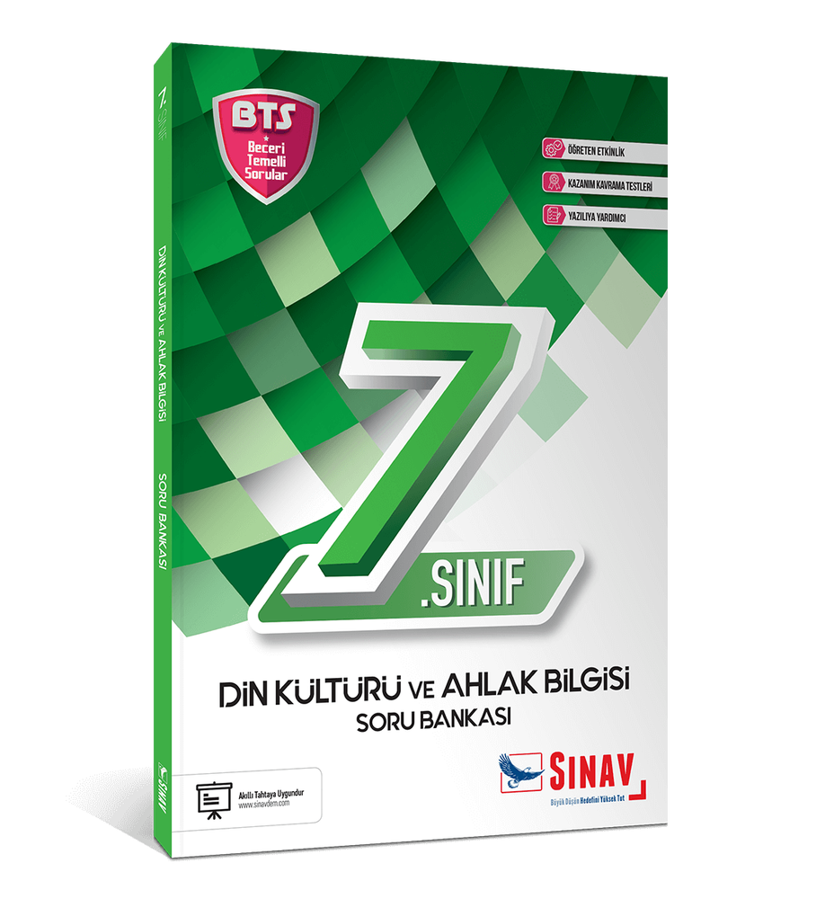 Sınav Yayınları 7. Sınıf Din Kültürü ve Ahlak Bilgisi Soru Bankası