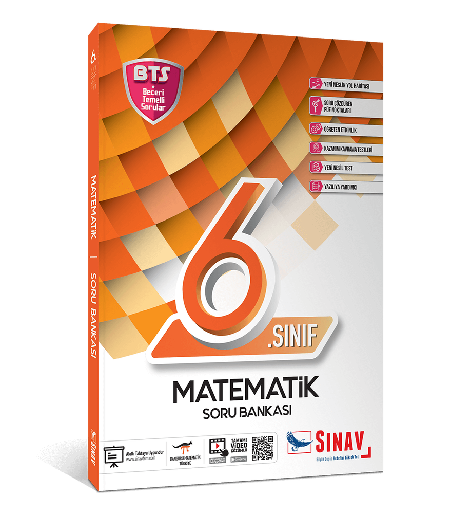 Sınav Yayınları 6. Sınıf Matematik Soru Bankası