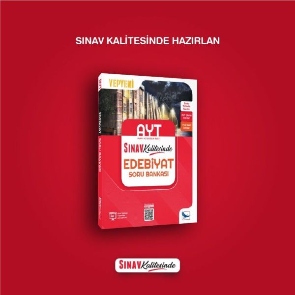Sınav Yayınları 2024 Sınav Kalitesinde AYT Edebiyat Soru Bankası