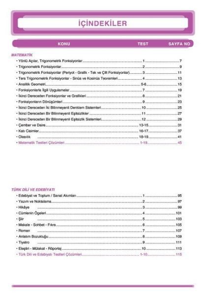 Sınav Yayınları 11. Sınıf Tüm Dersler Sayısal Çözümlü Soru Bankası