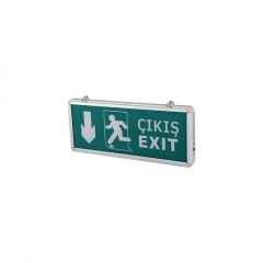 3W EXIT ÇIKIŞ ARMATÜRÜ LEDLİ 3 SAAT AKÜLÜ CT-9167