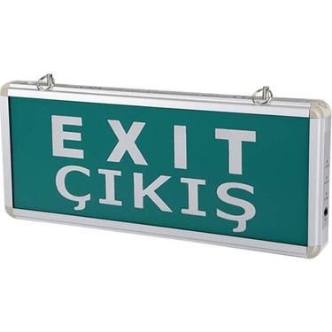 3W EXIT ÇIKIŞ ARMATÜRÜ LEDLİ 3 SAAT AKÜLÜ CT-9176