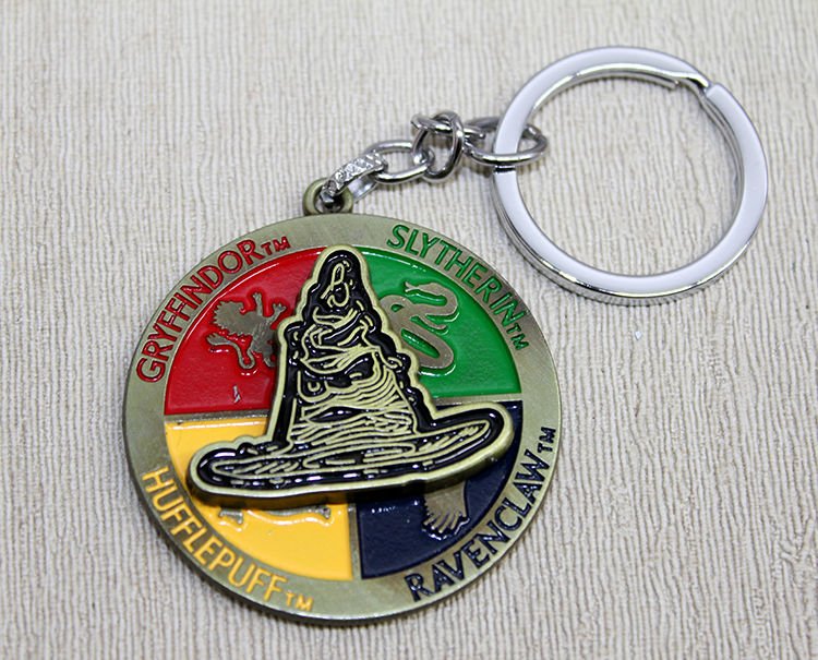 Metal Dönen Harry Potter Seçmen Şapka Anahtarlık