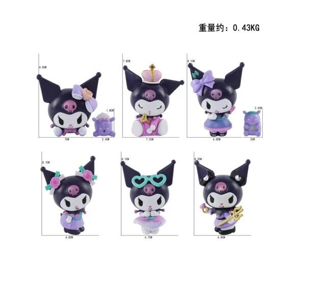 Anime Karakter 6 lı set